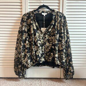 NWT Bohme Floral Cropped Top
